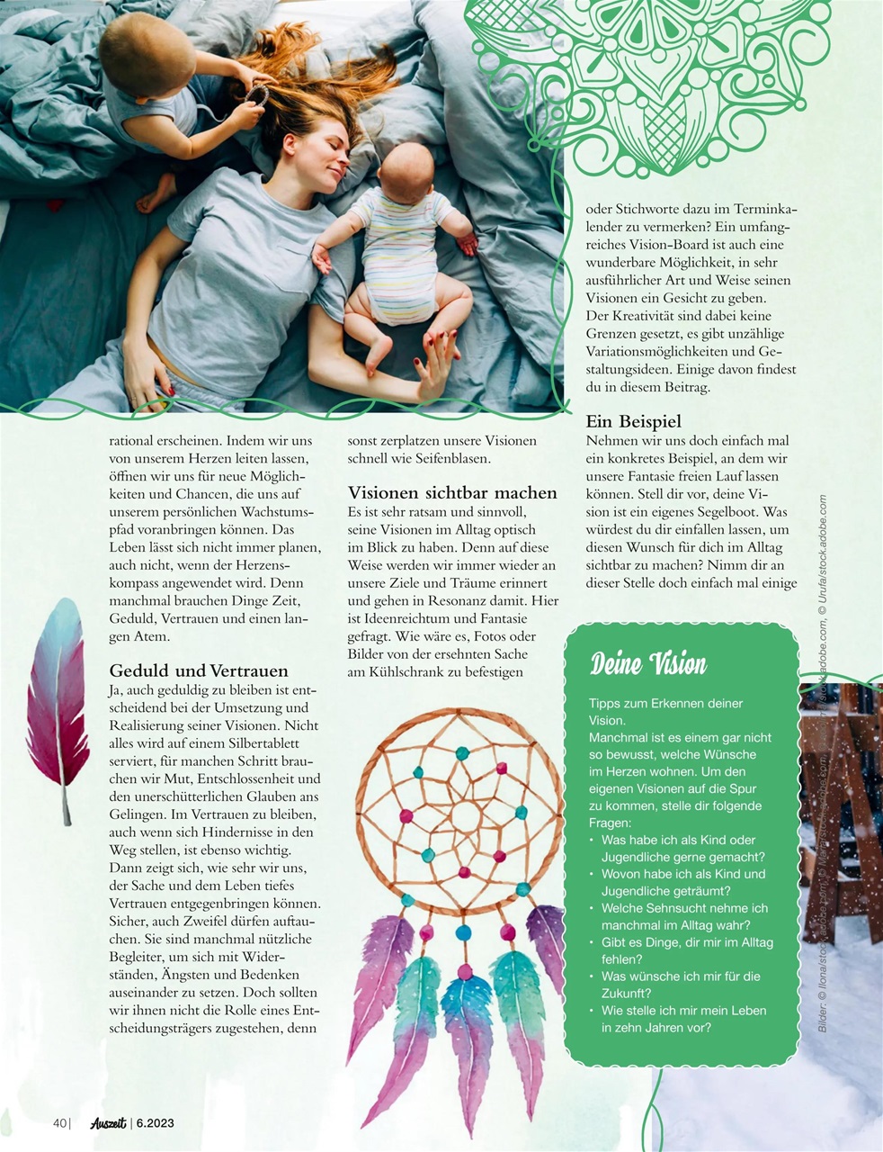 Auszeit Preview Pages