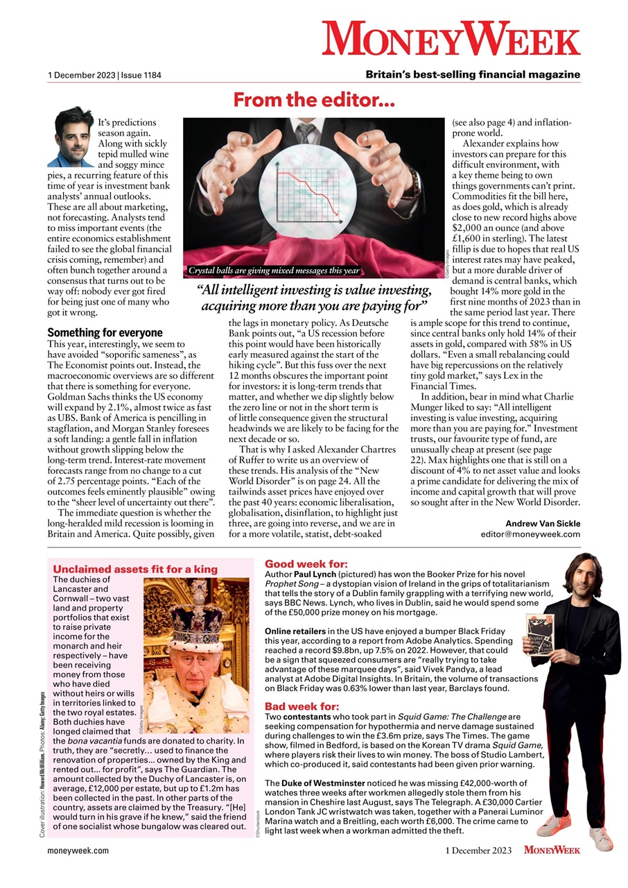 MoneyWeek Preview Pages