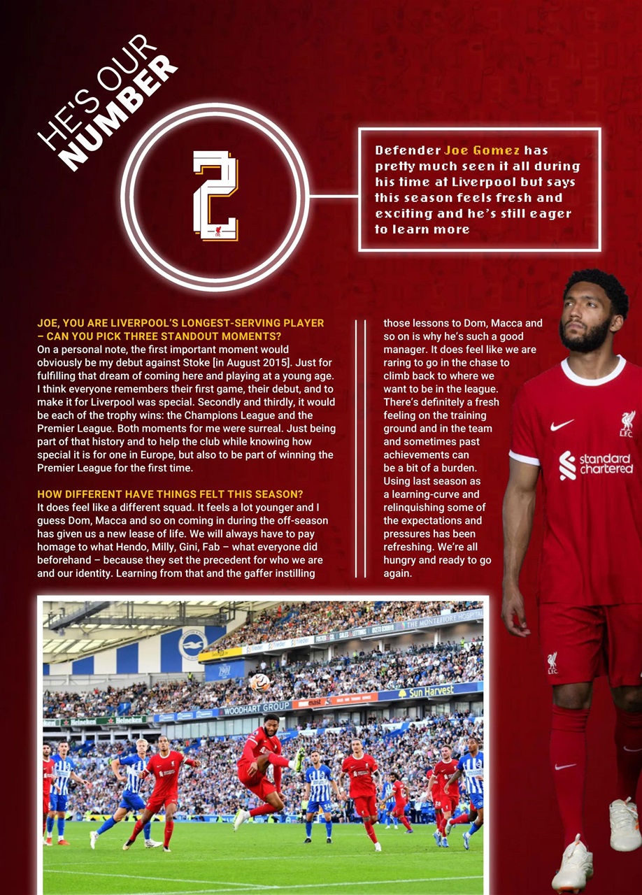 Liverpool FC Programmes Preview Pages
