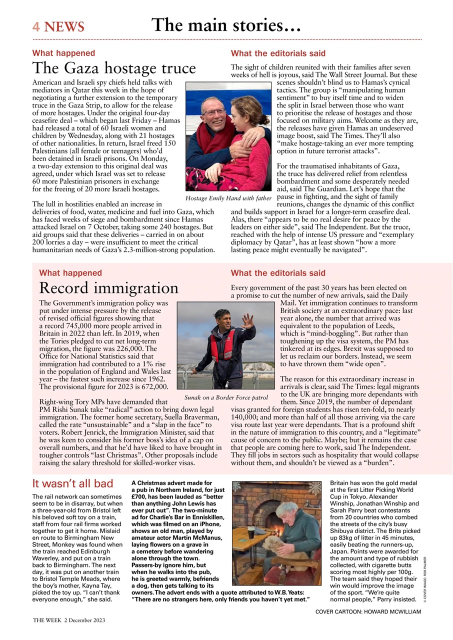 The Week Preview Pages