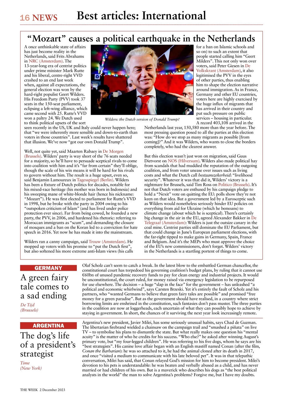 The Week Preview Pages