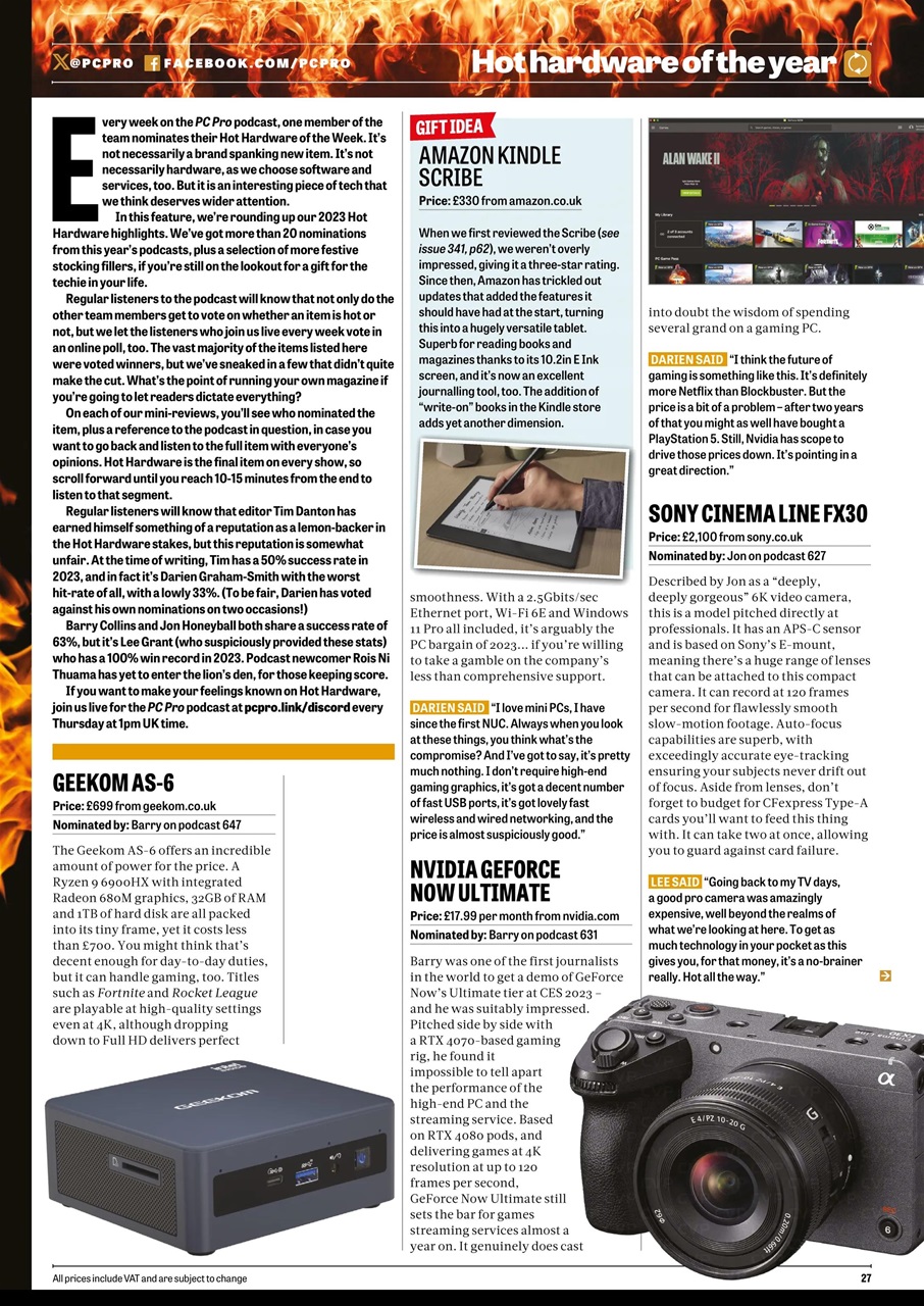 PC Pro Preview Pages