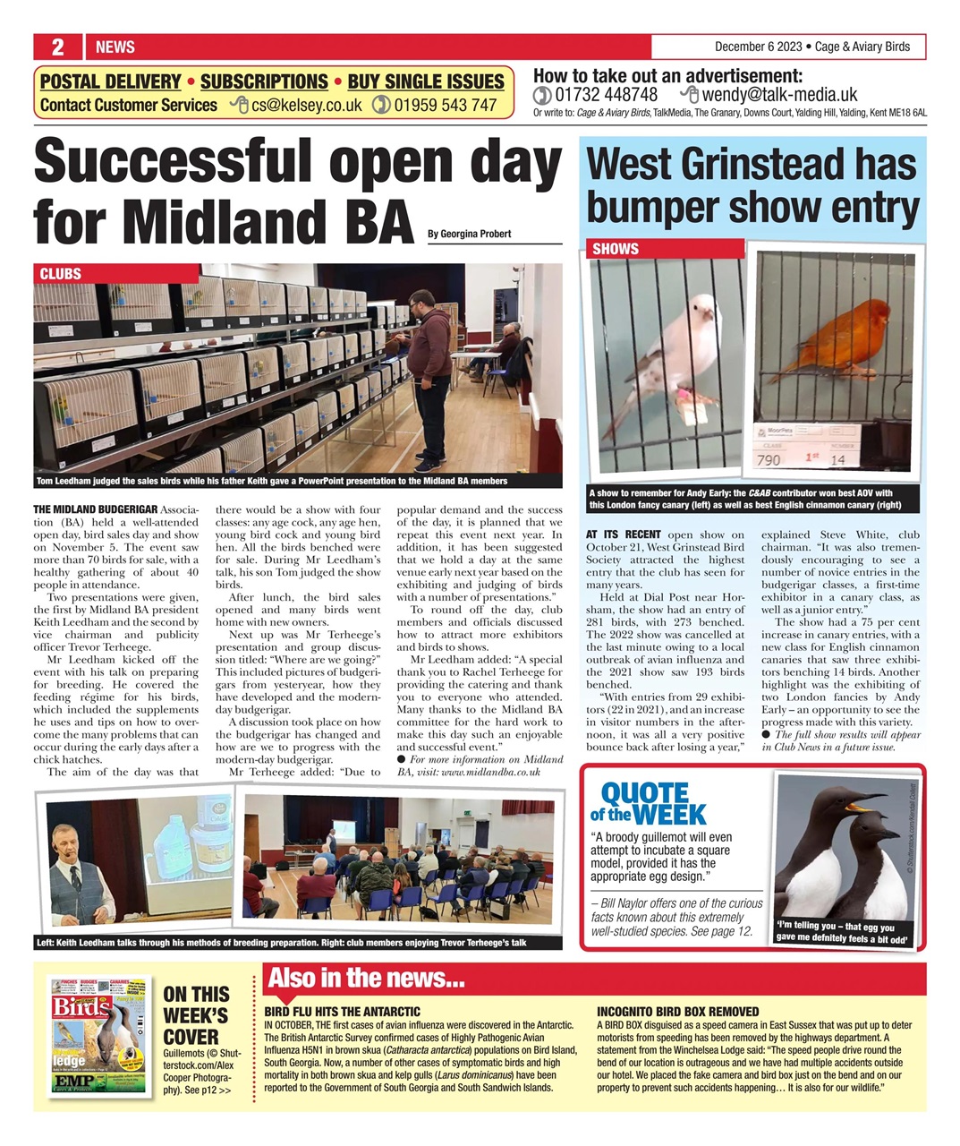 Cage & Aviary Birds Preview Pages