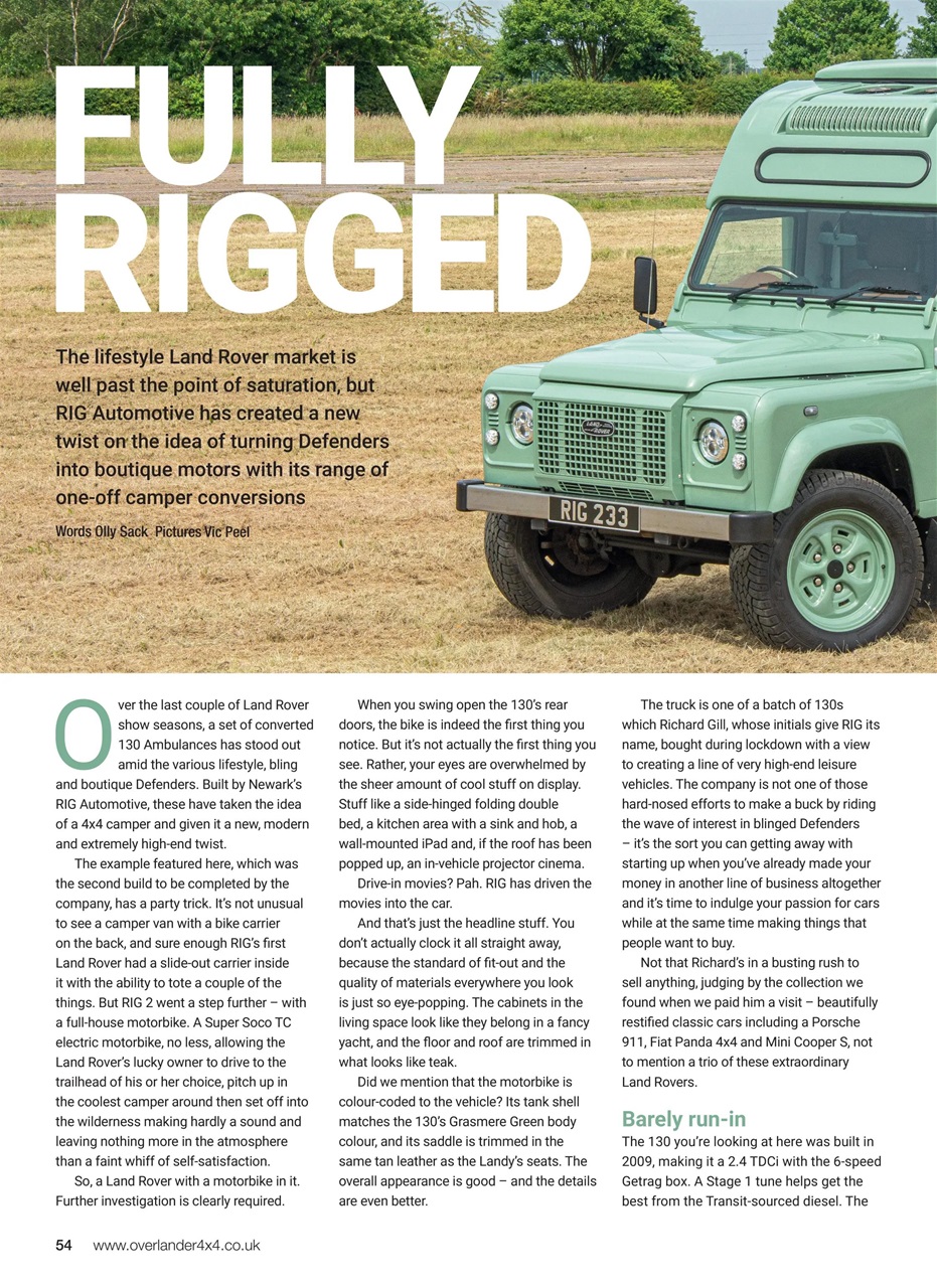 Overlander 4X4 Preview Pages
