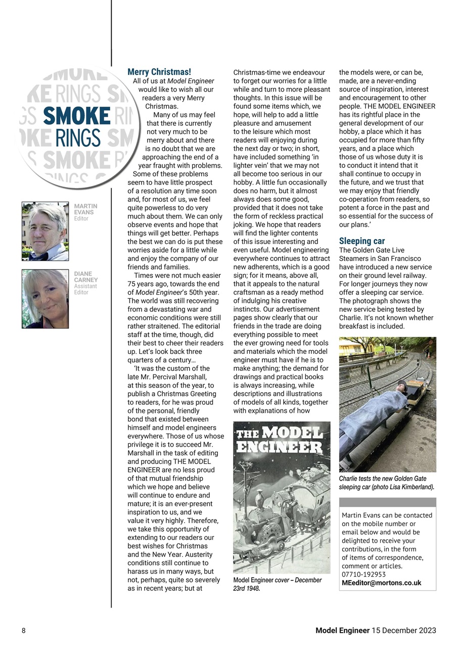 Model Engineer Preview Pages