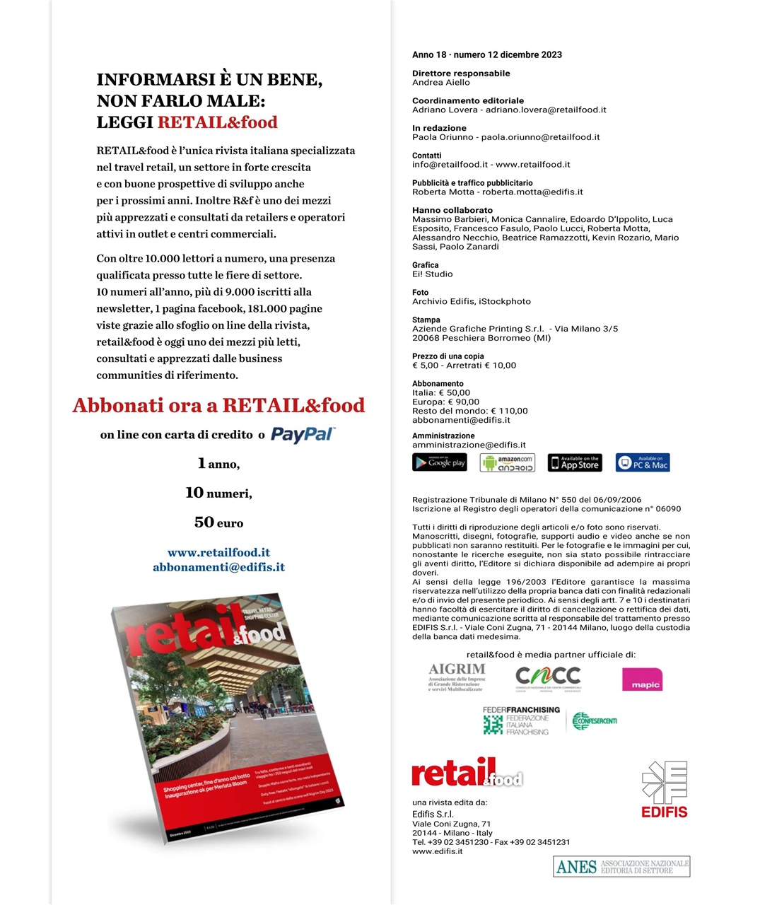 Retail&food Preview Pages