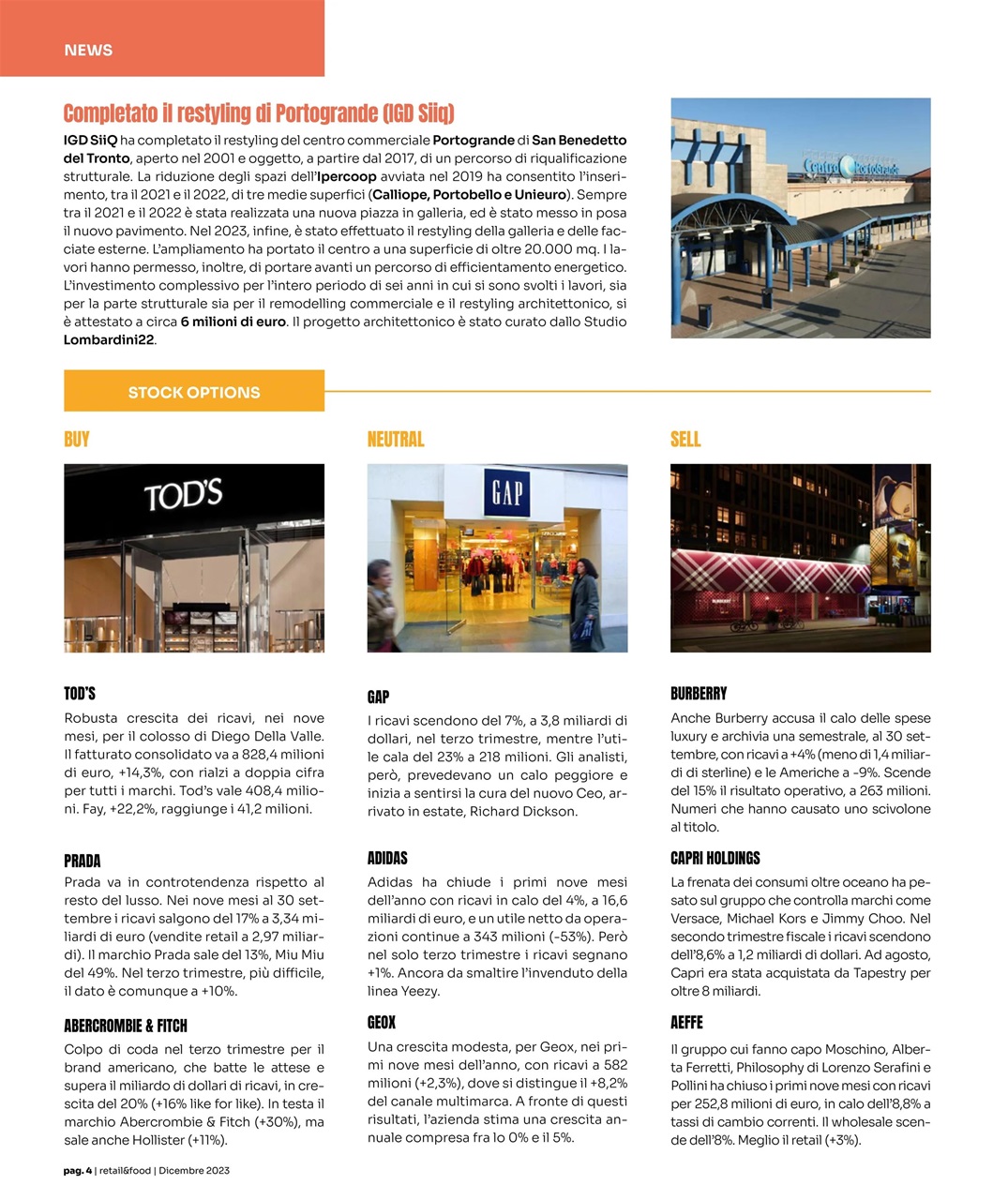 Retail&food Preview Pages