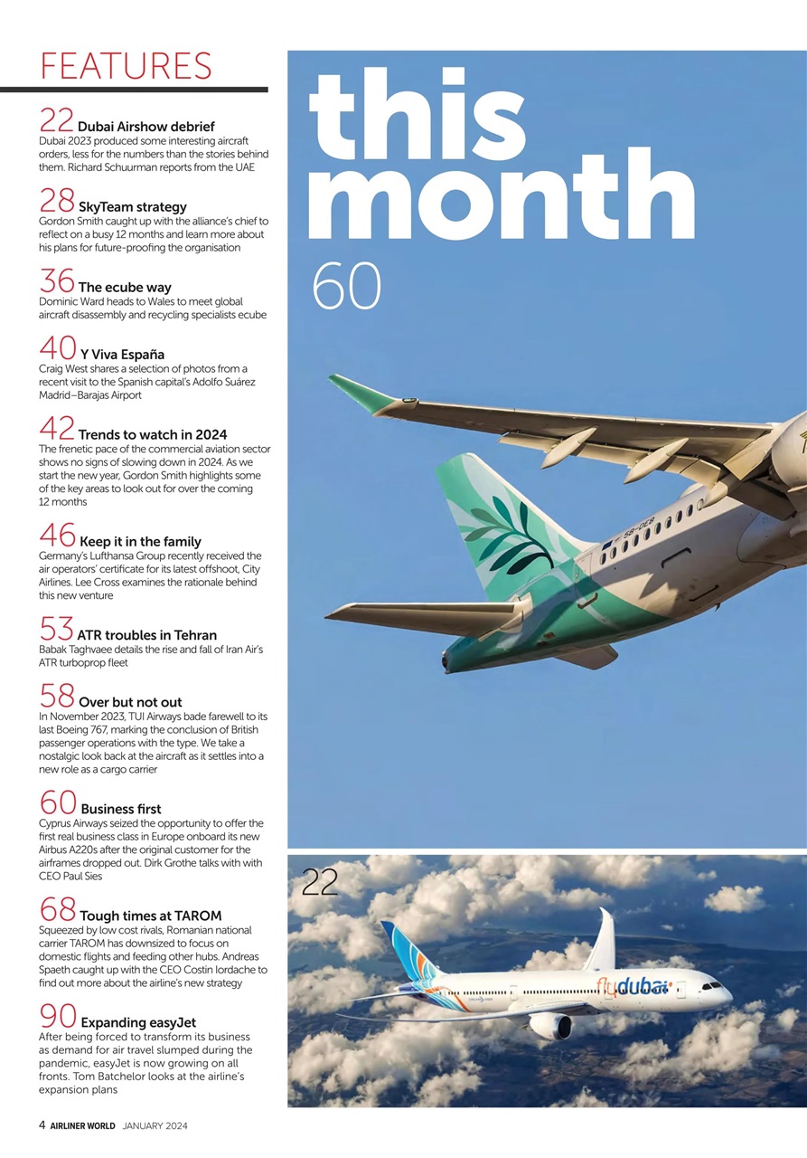 Airliner World Preview Pages