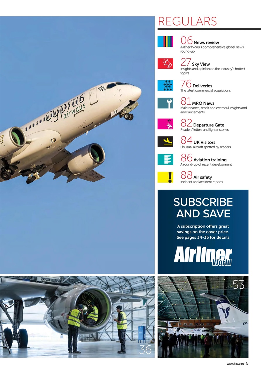 Airliner World Preview Pages
