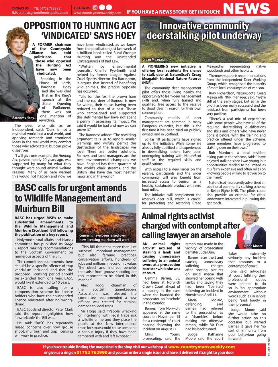 Countryman's Weekly Preview Pages