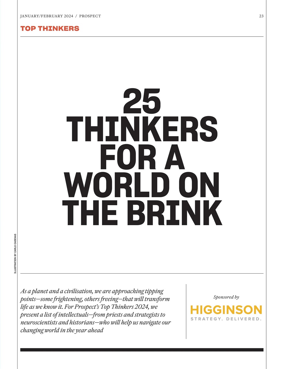 Prospect Magazine Preview Pages