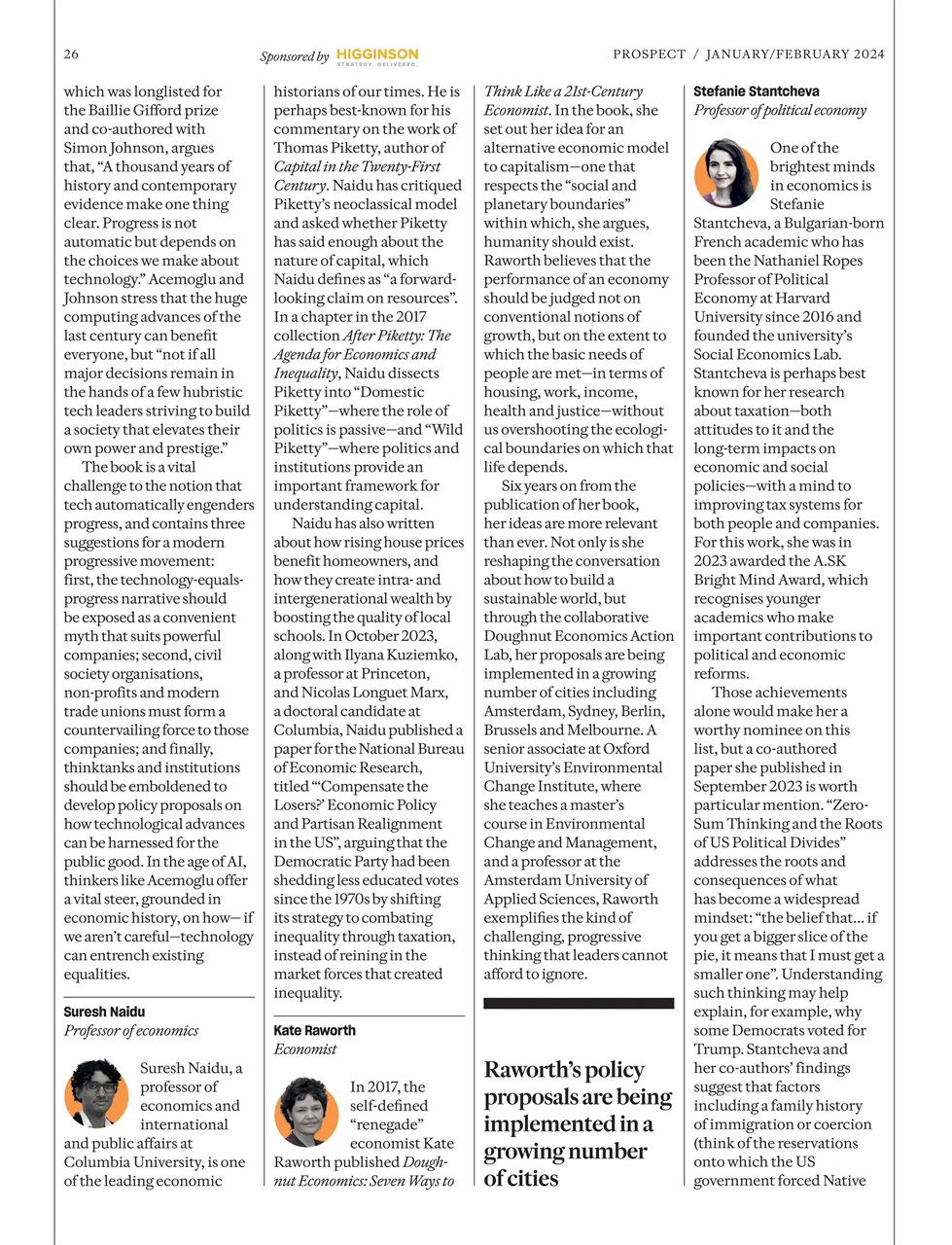 Prospect Magazine Preview Pages