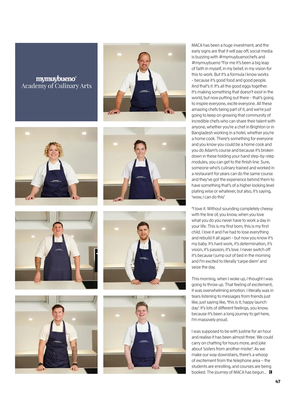 Chef & Restaurant Magazine Preview Pages