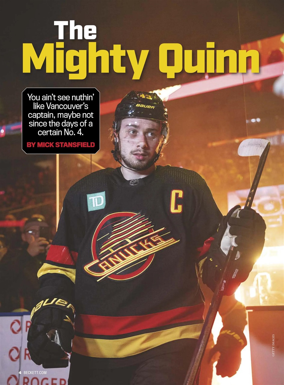 Beckett Hockey Magazine Preview Pages