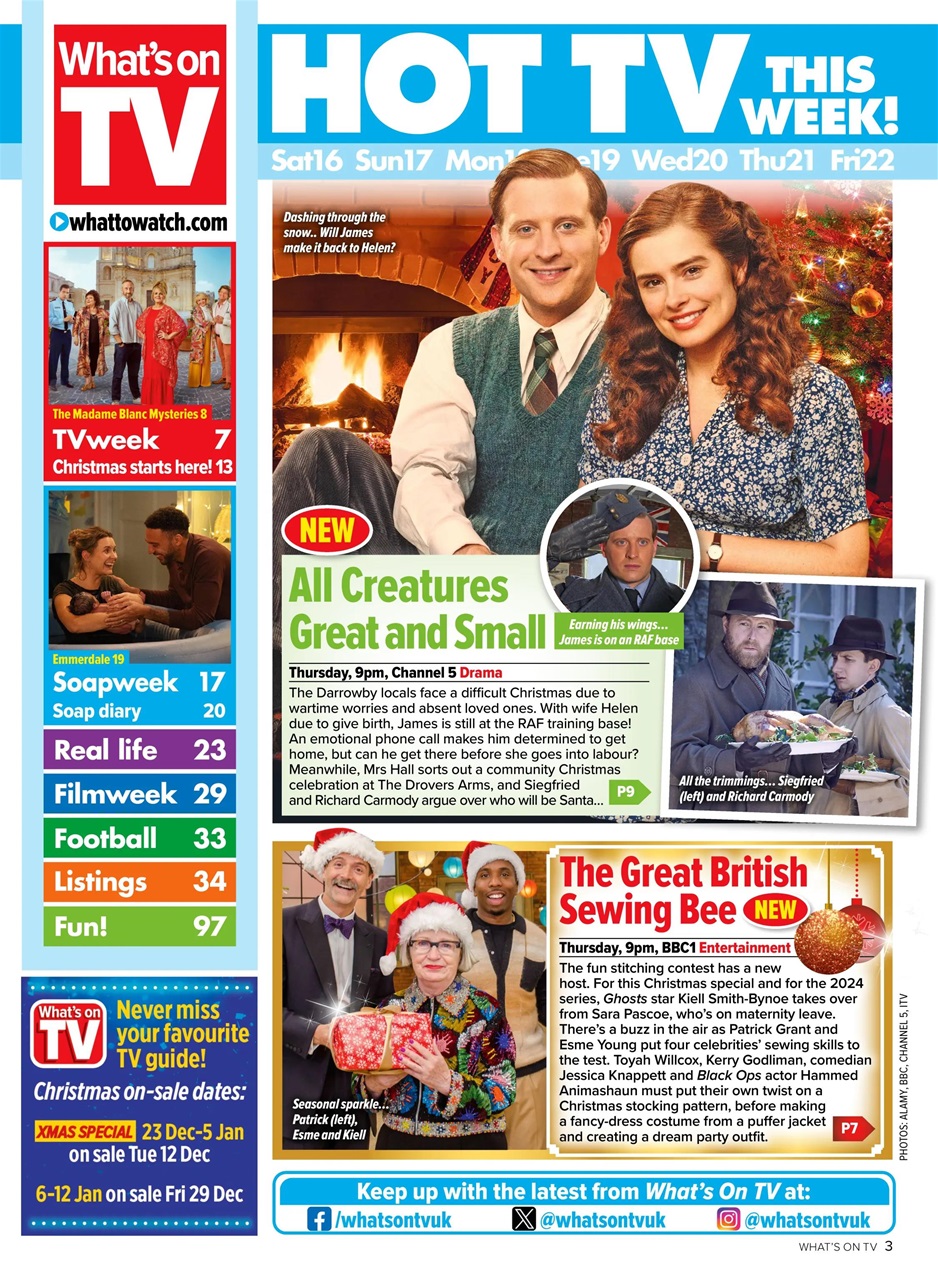 What's on TV Preview Pages