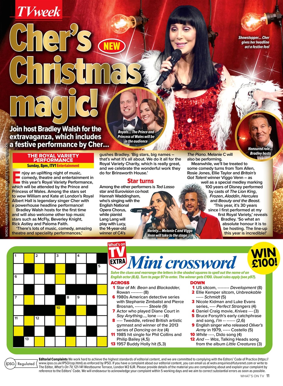 What's on TV Preview Pages