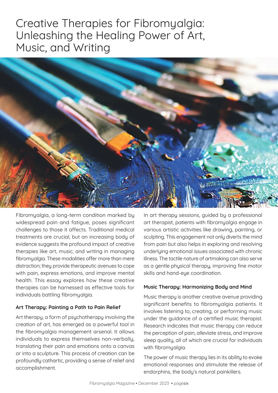 Fibromyalgia Magazine Preview Pages