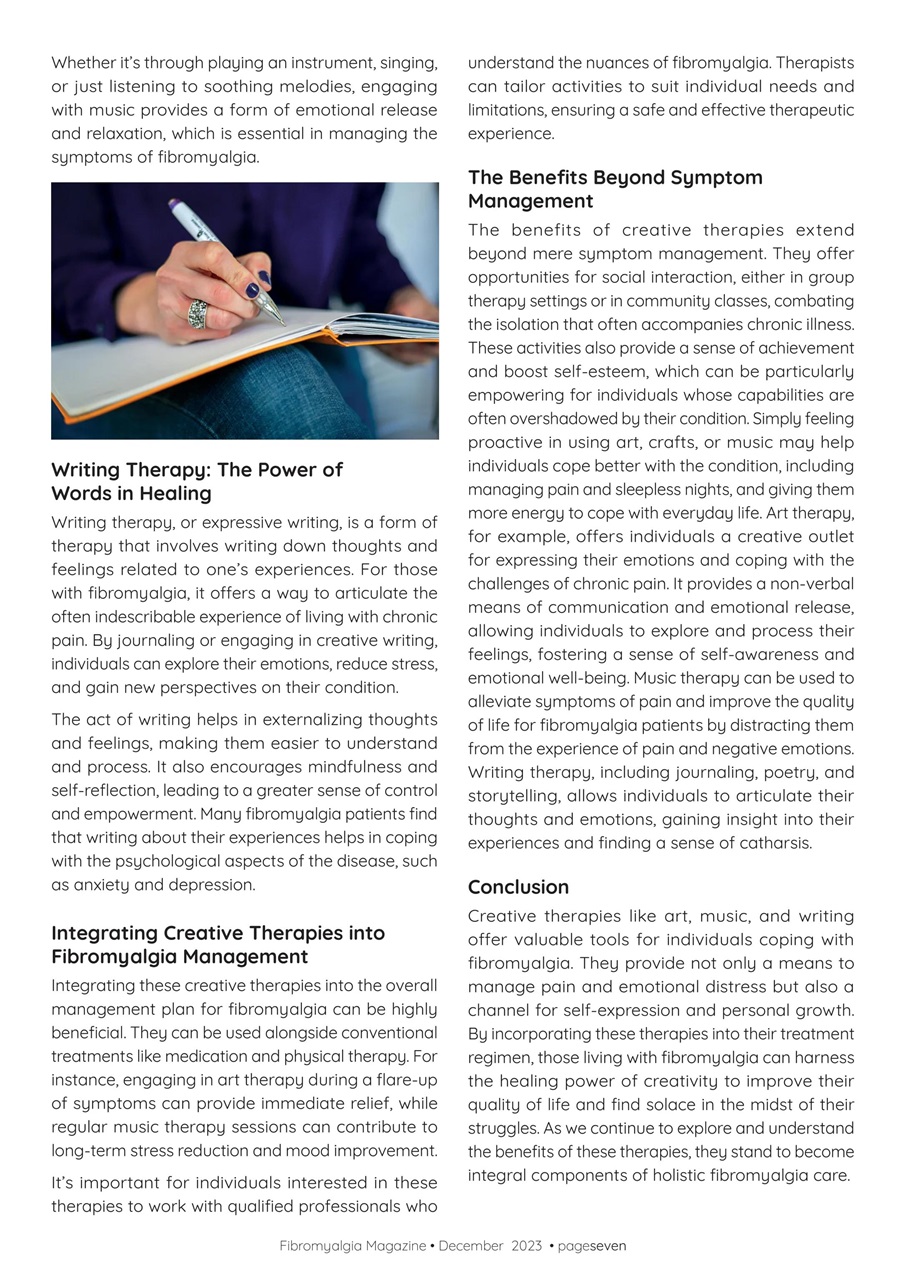 Fibromyalgia Magazine Preview Pages