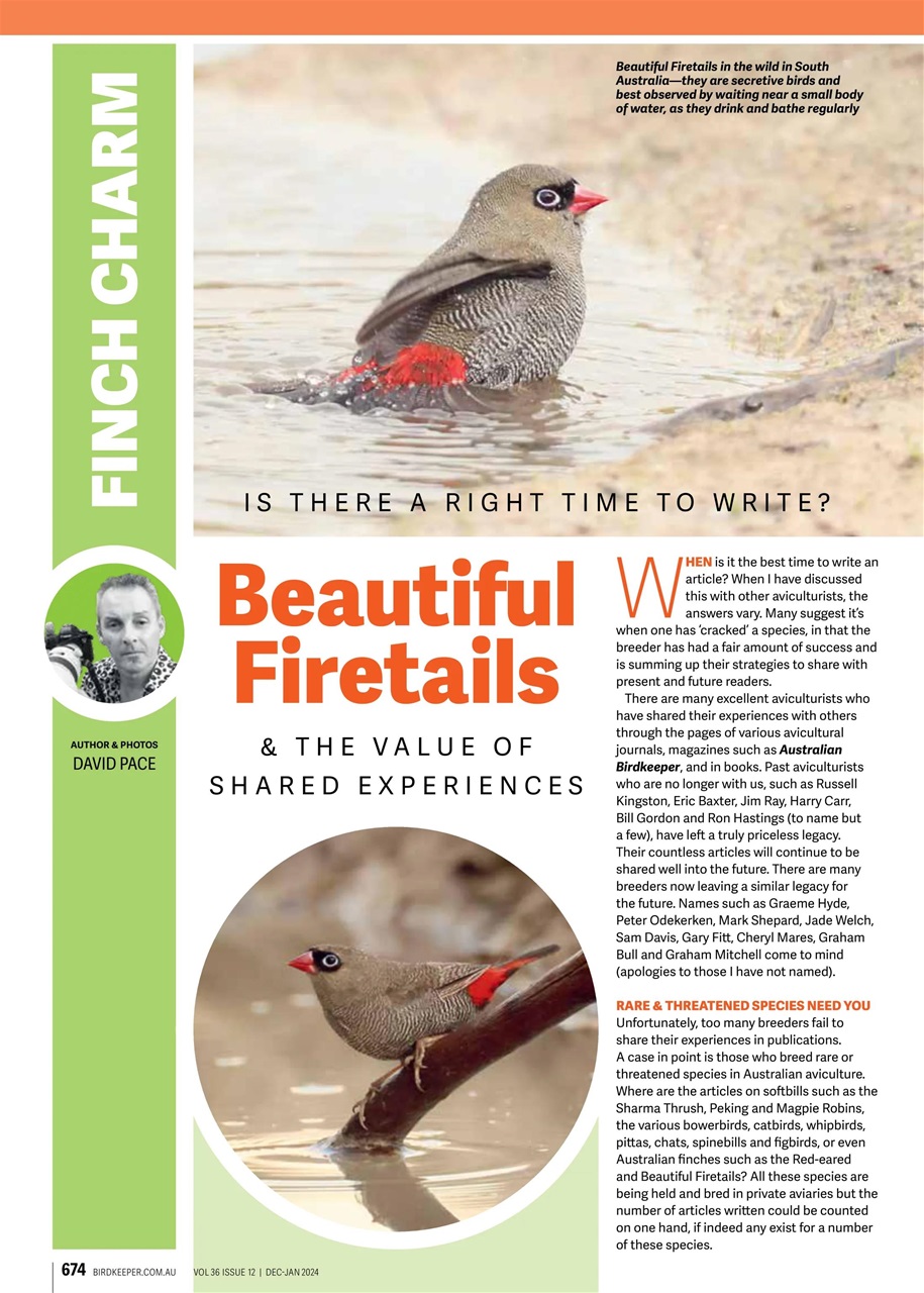 Australian Birdkeeper Magazine Preview Pages
