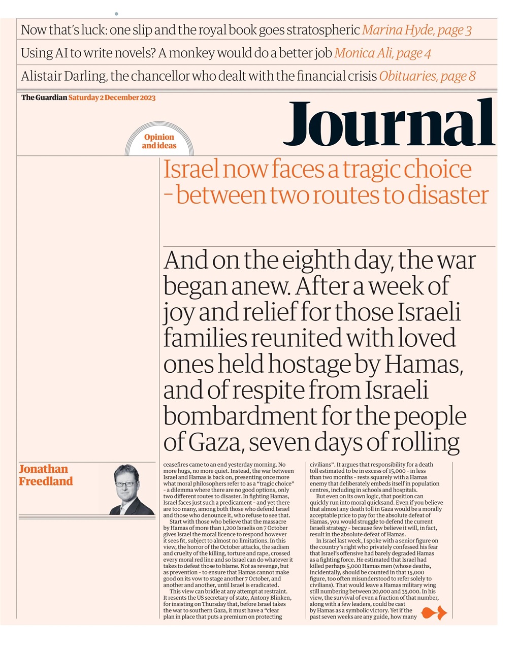 The Guardian Newspaper Preview Pages