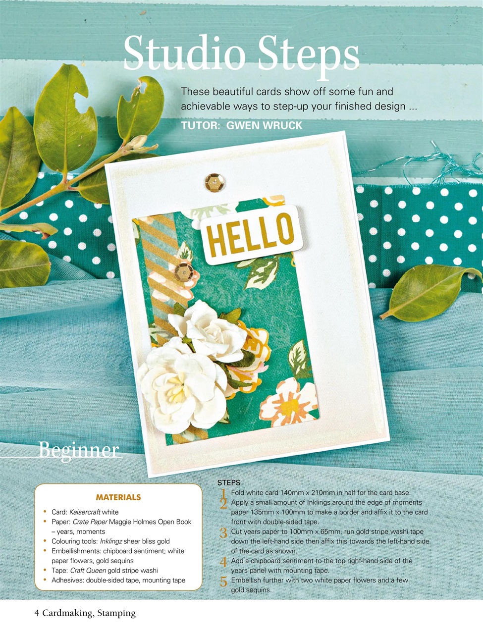 Australian Cardmaking Stamping and Papercraft Preview Pages
