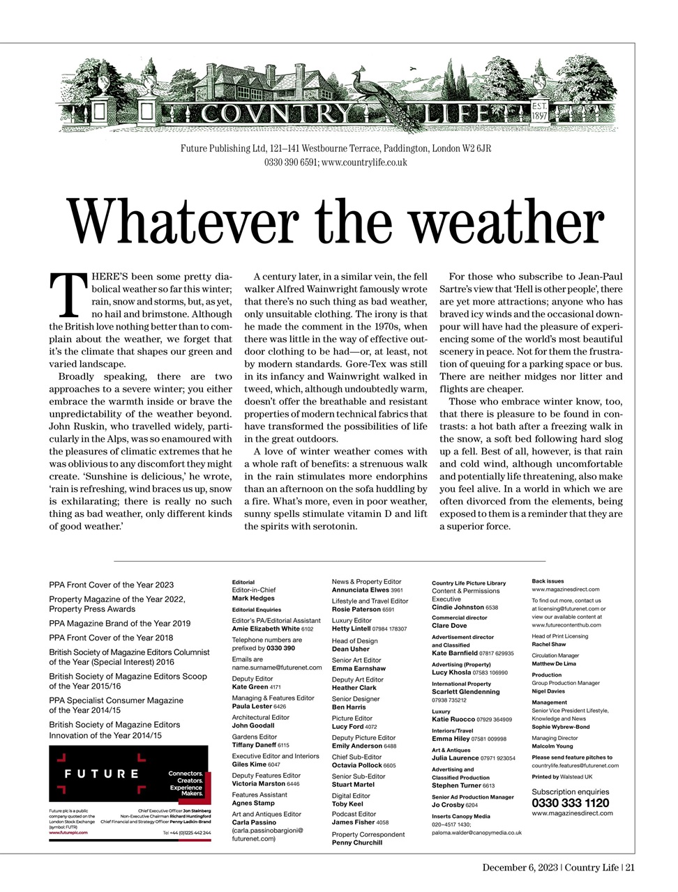 Country Life Preview Pages