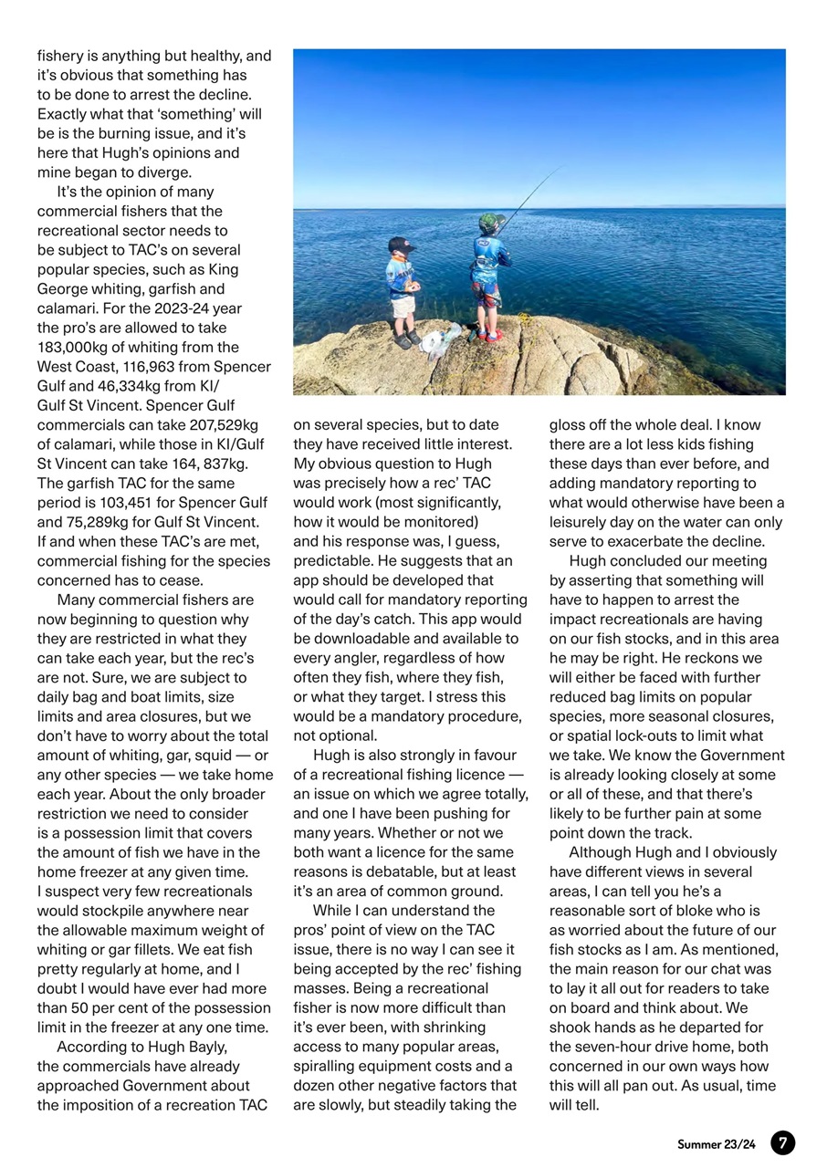 South Australian Angler Preview Pages