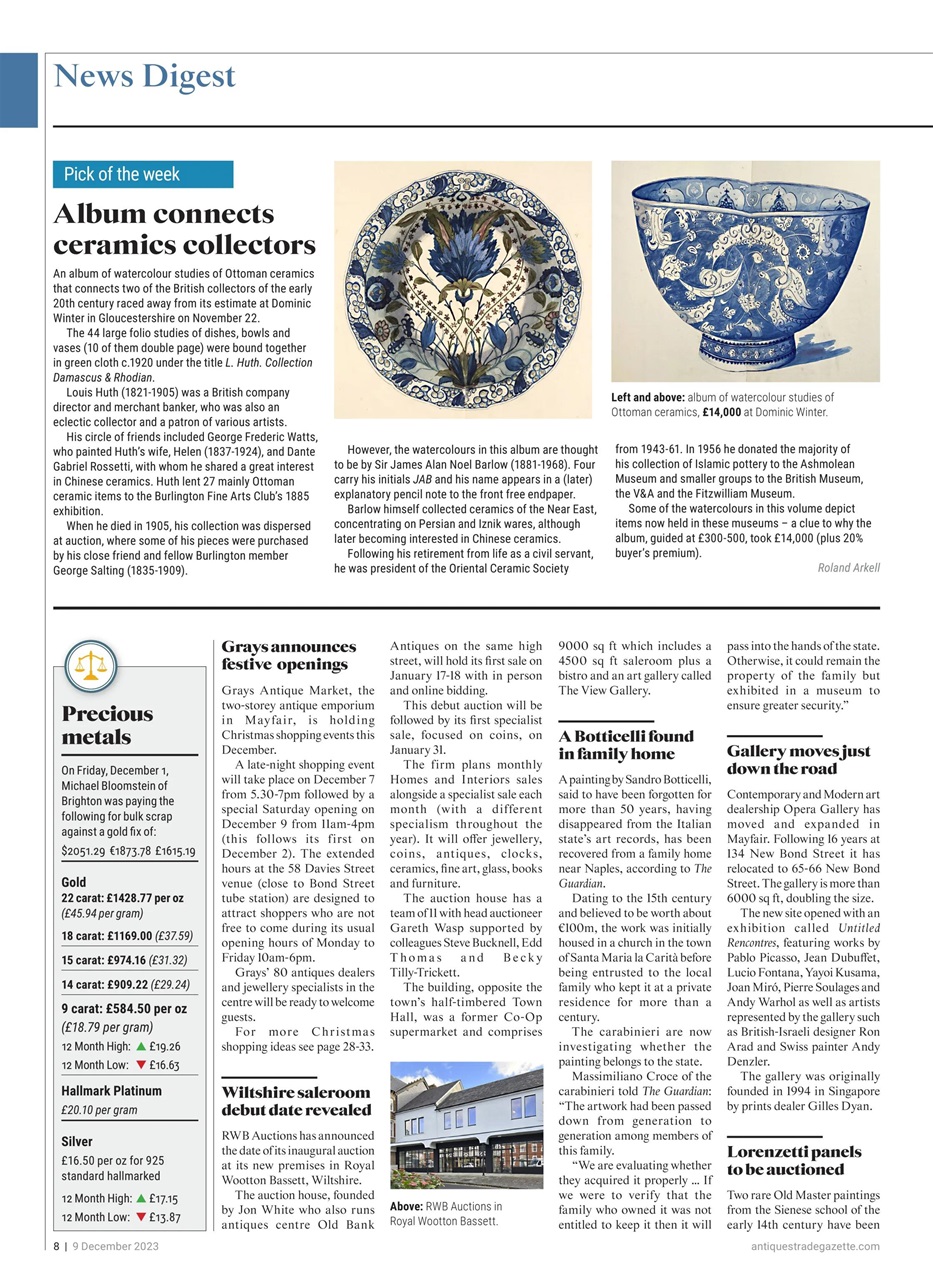 Antiques Trade Gazette Preview Pages