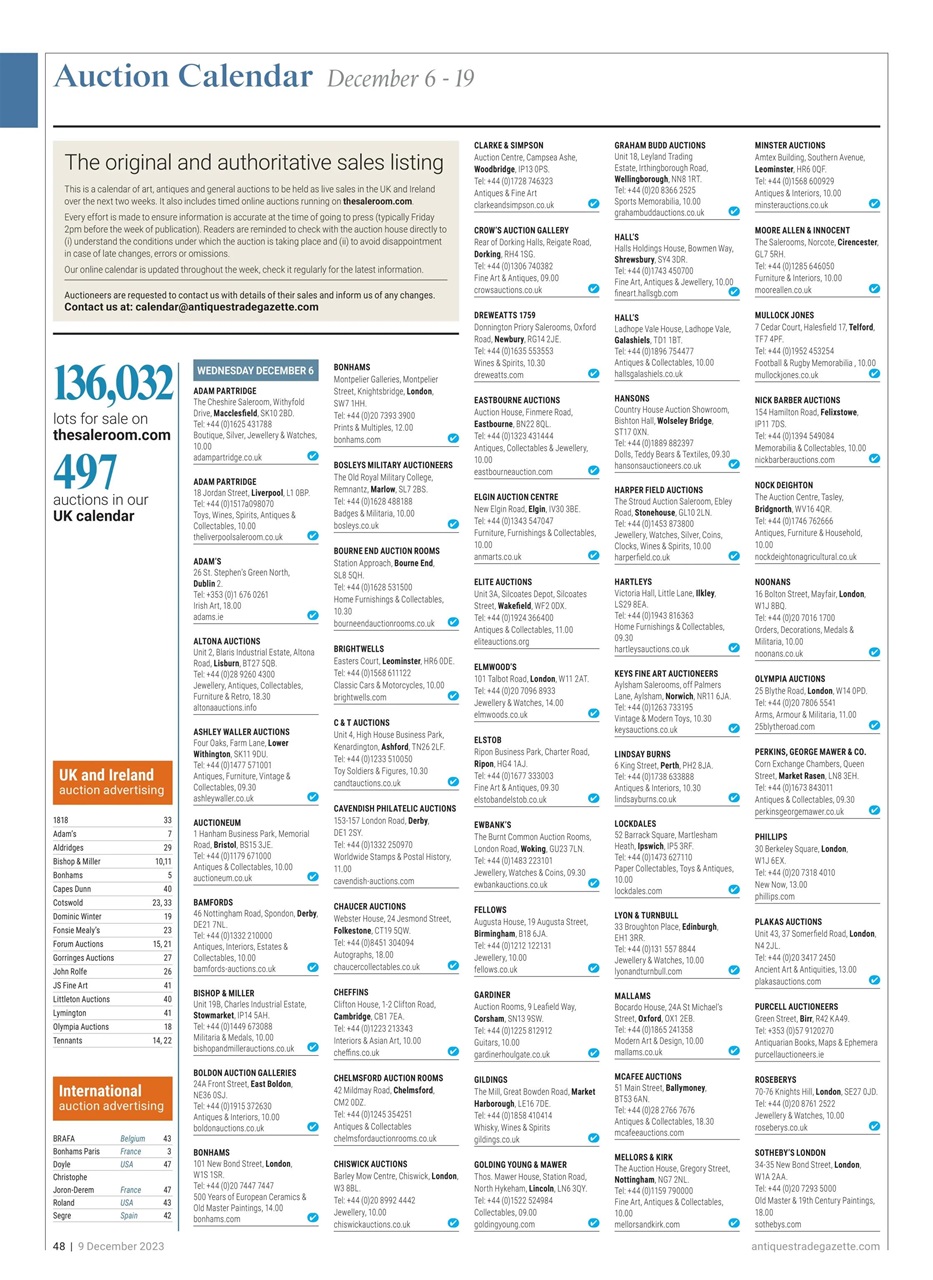 Antiques Trade Gazette Preview Pages