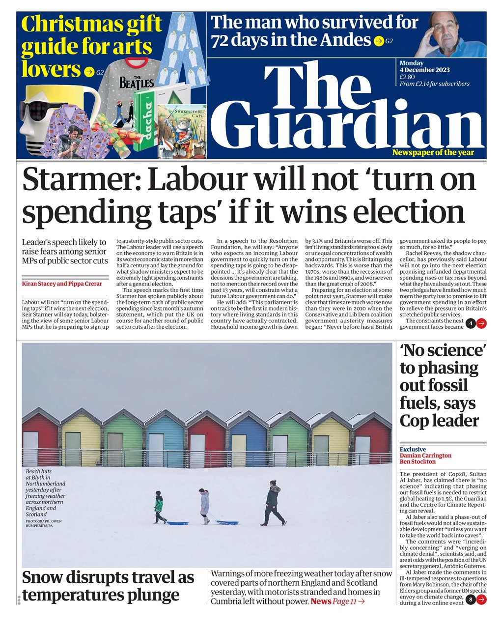 The Guardian Newspaper Preview Pages