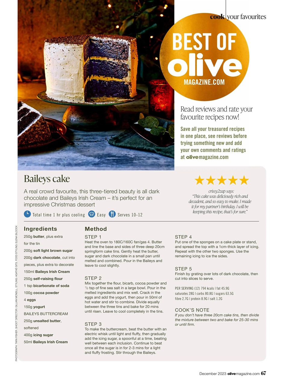 Olive Magazine Preview Pages