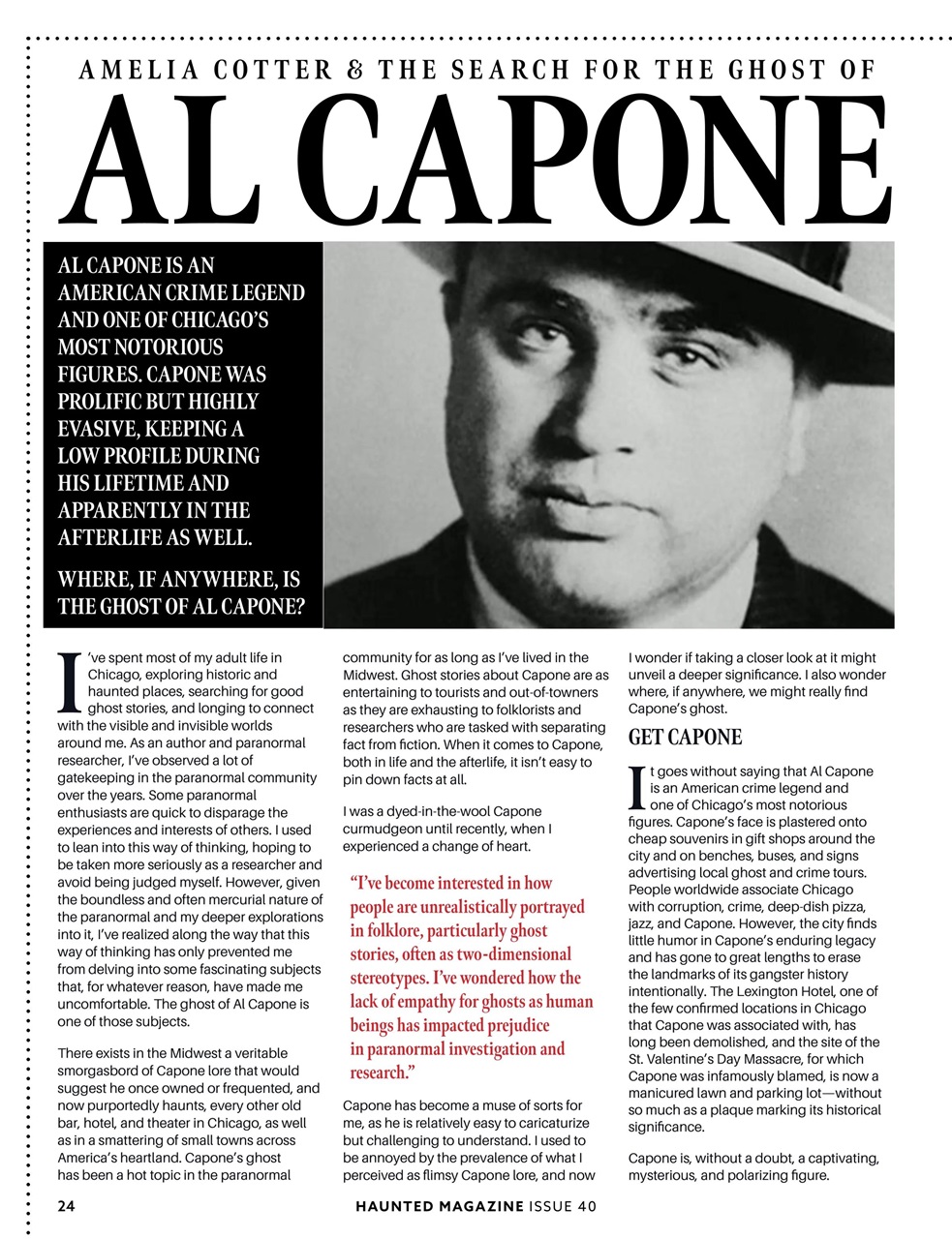 Haunted Magazine Preview Pages