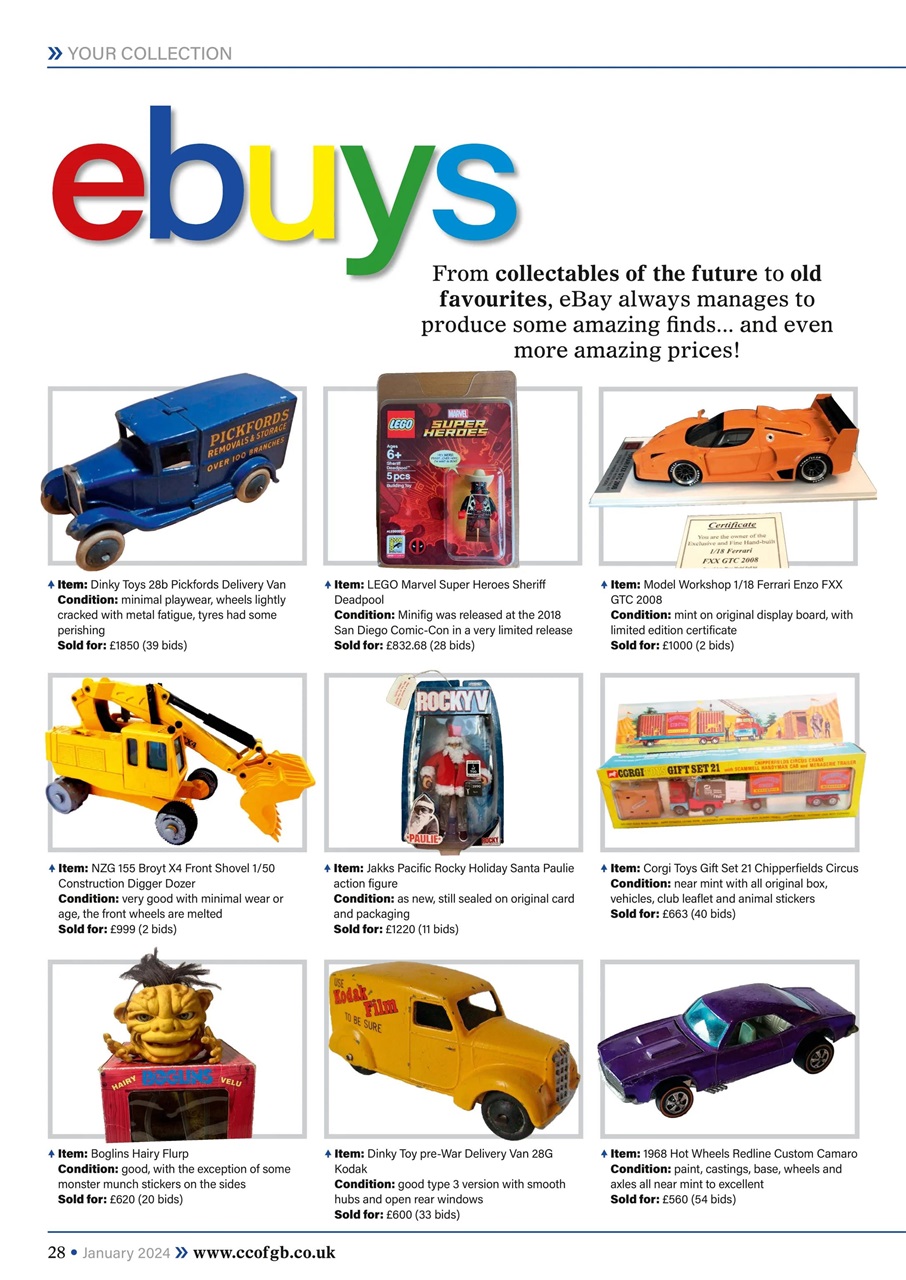 Collectors Gazette Preview Pages