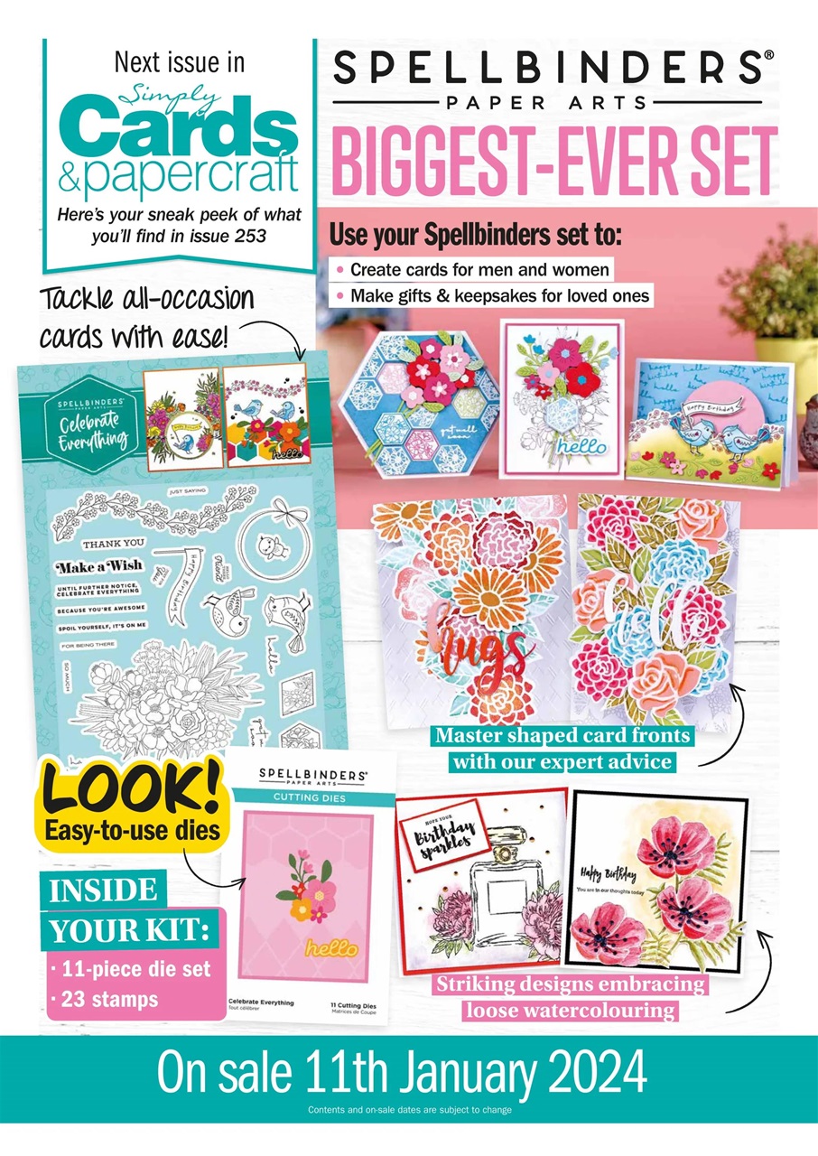 Simply Cards & Papercraft Preview Pages