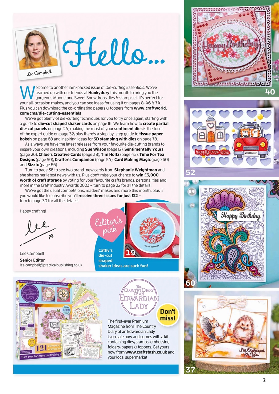 Die-Cutting Essentials Preview Pages