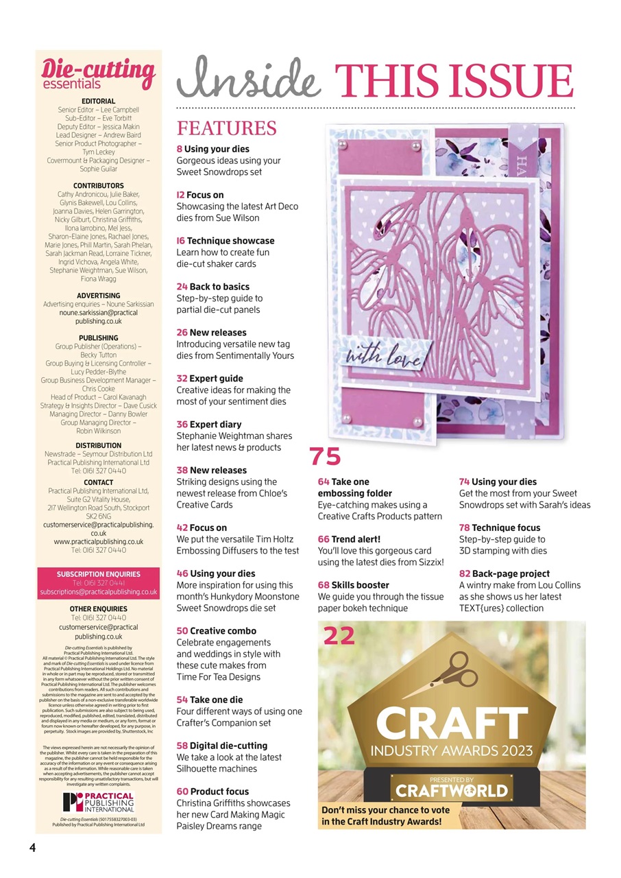 Die-Cutting Essentials Preview Pages