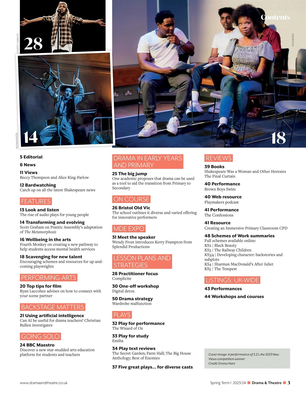 Drama and Theatre Preview Pages