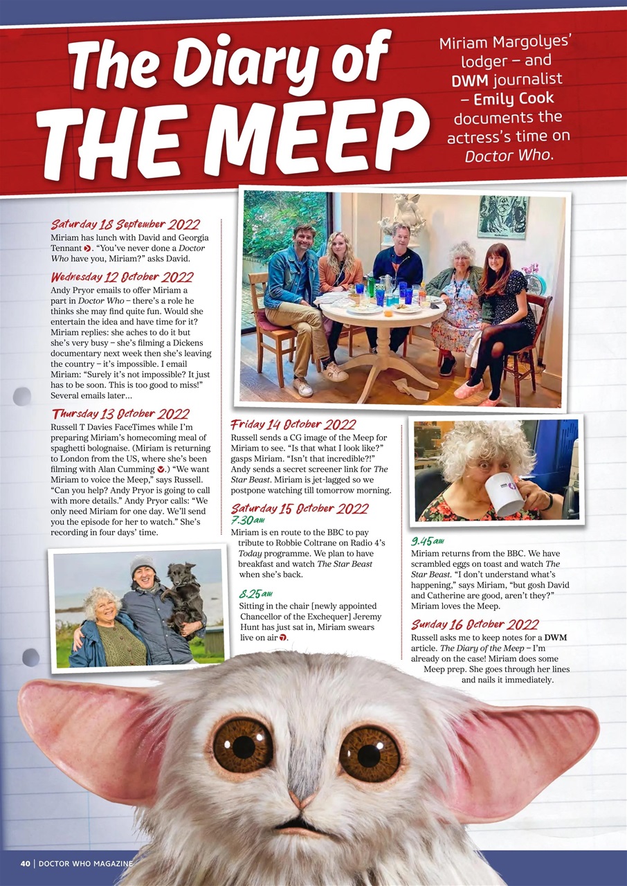 Doctor Who Magazine Preview Pages