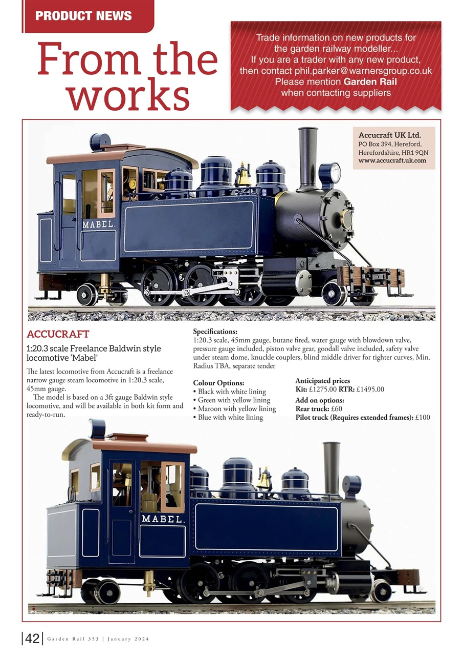 Garden Rail Preview Pages