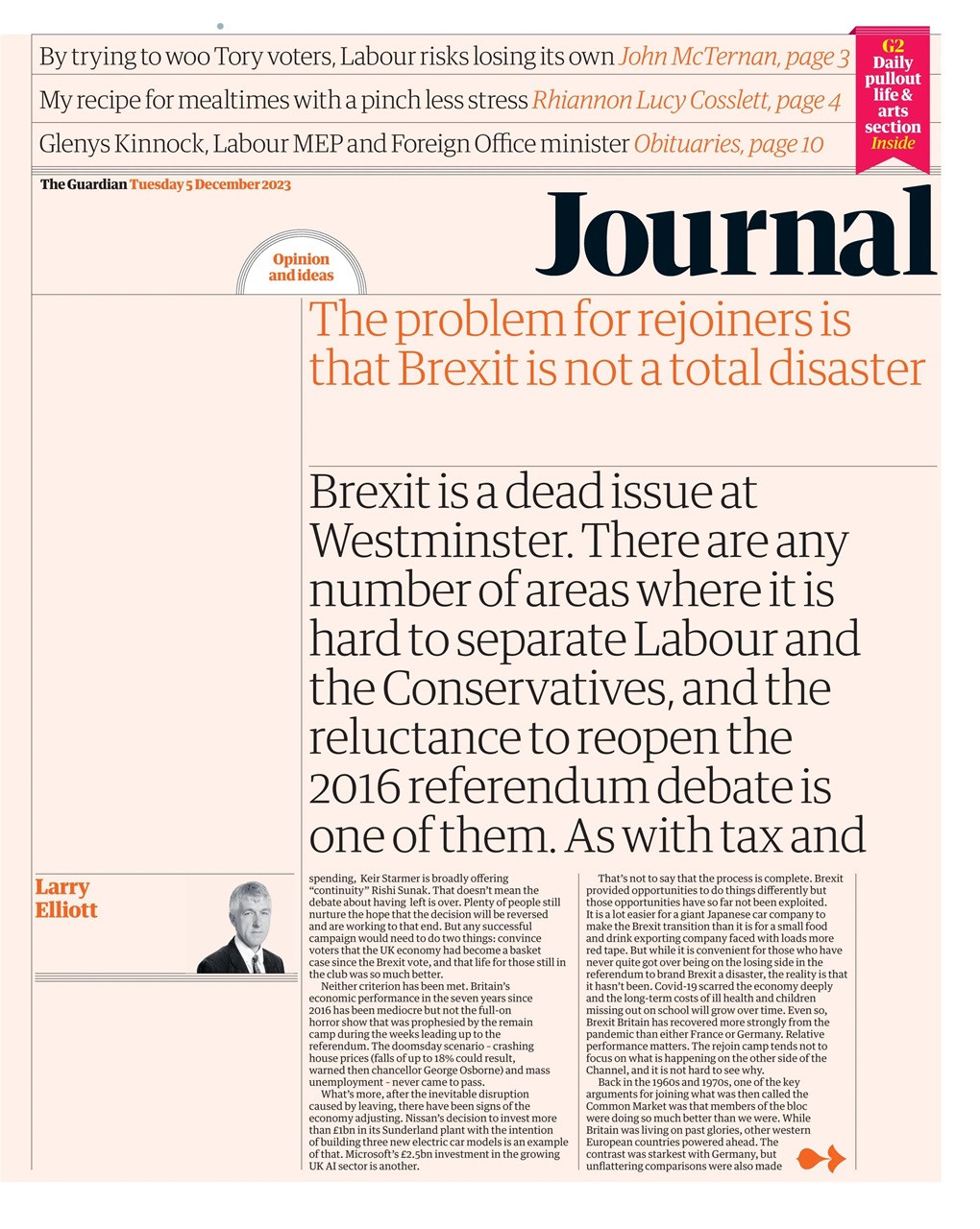 The Guardian Newspaper Preview Pages