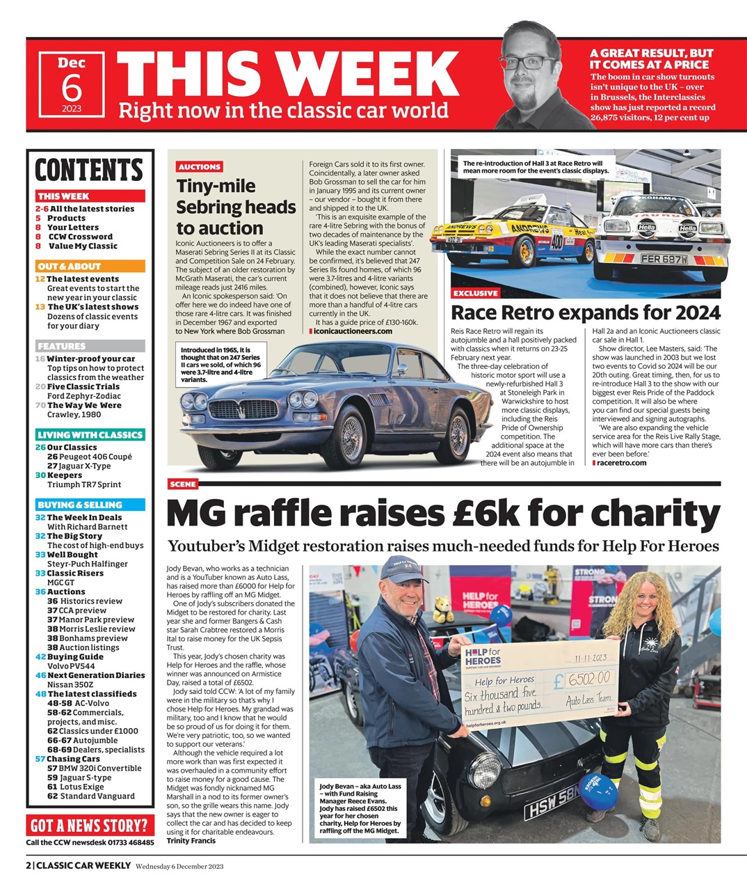 Classic Car Weekly Preview Pages