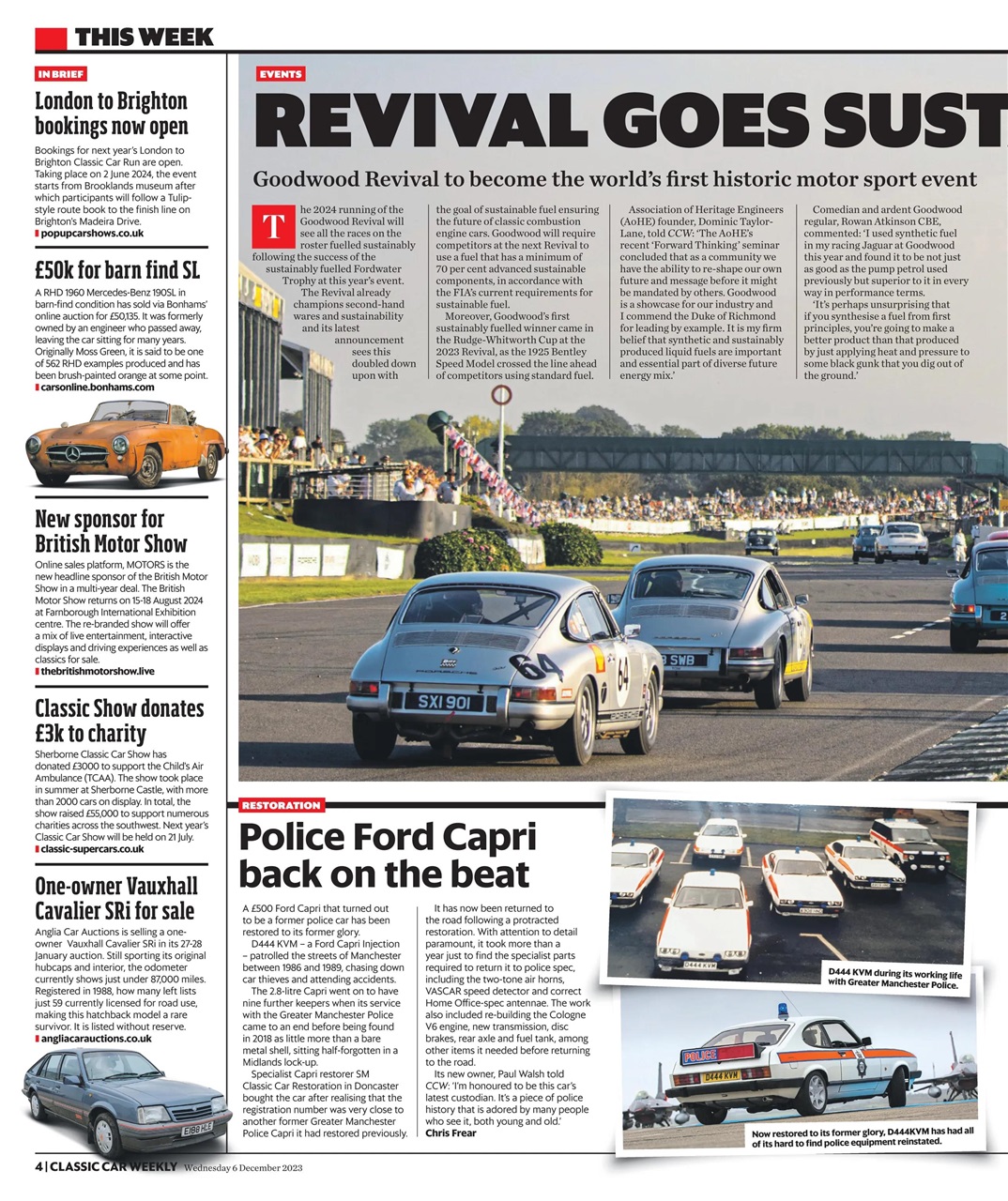 Classic Car Weekly Preview Pages