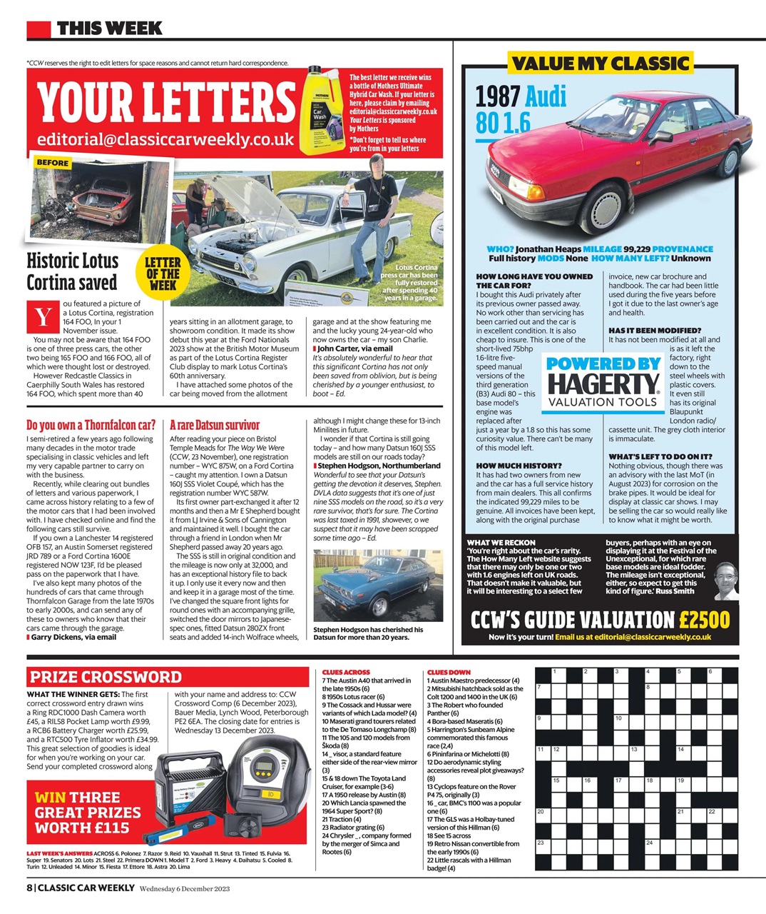Classic Car Weekly Preview Pages