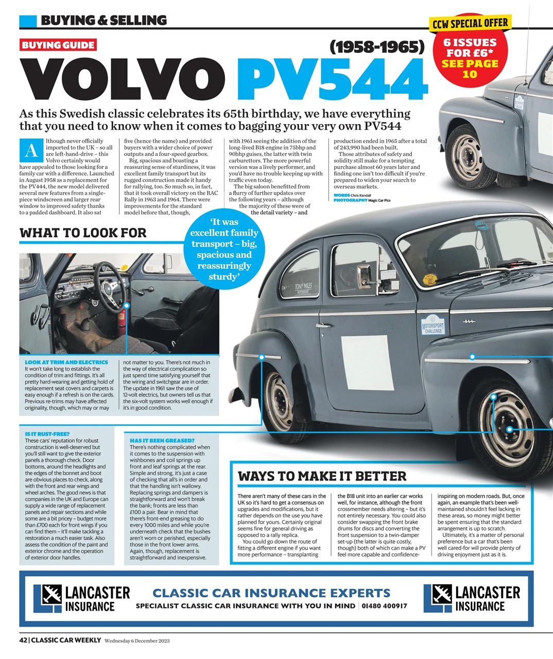Classic Car Weekly Preview Pages