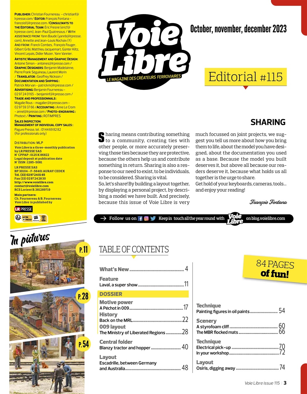 Voie Libre International Preview Pages