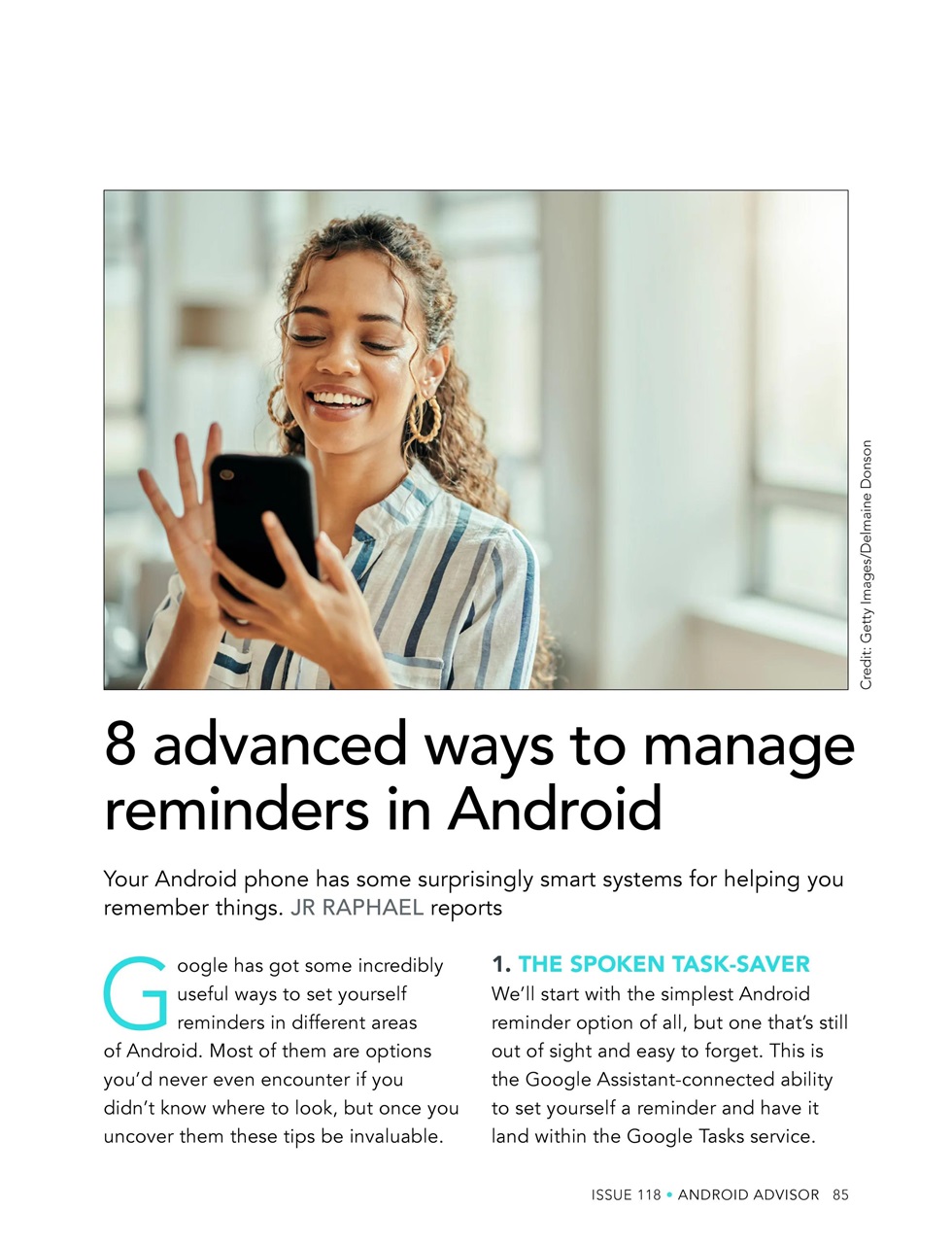 Android Advisor Preview Pages