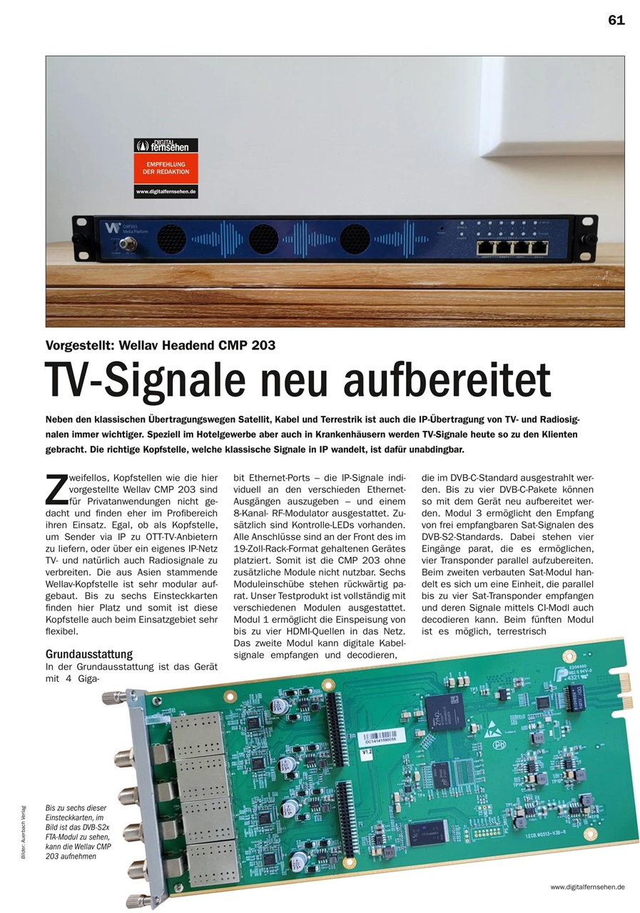 Digital Fernsehen Preview Pages