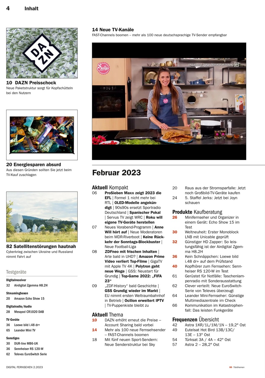 Digital Fernsehen Preview Pages