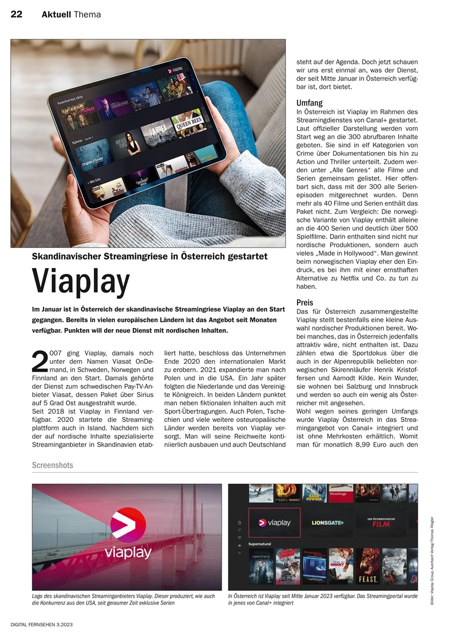 Digital Fernsehen Preview Pages