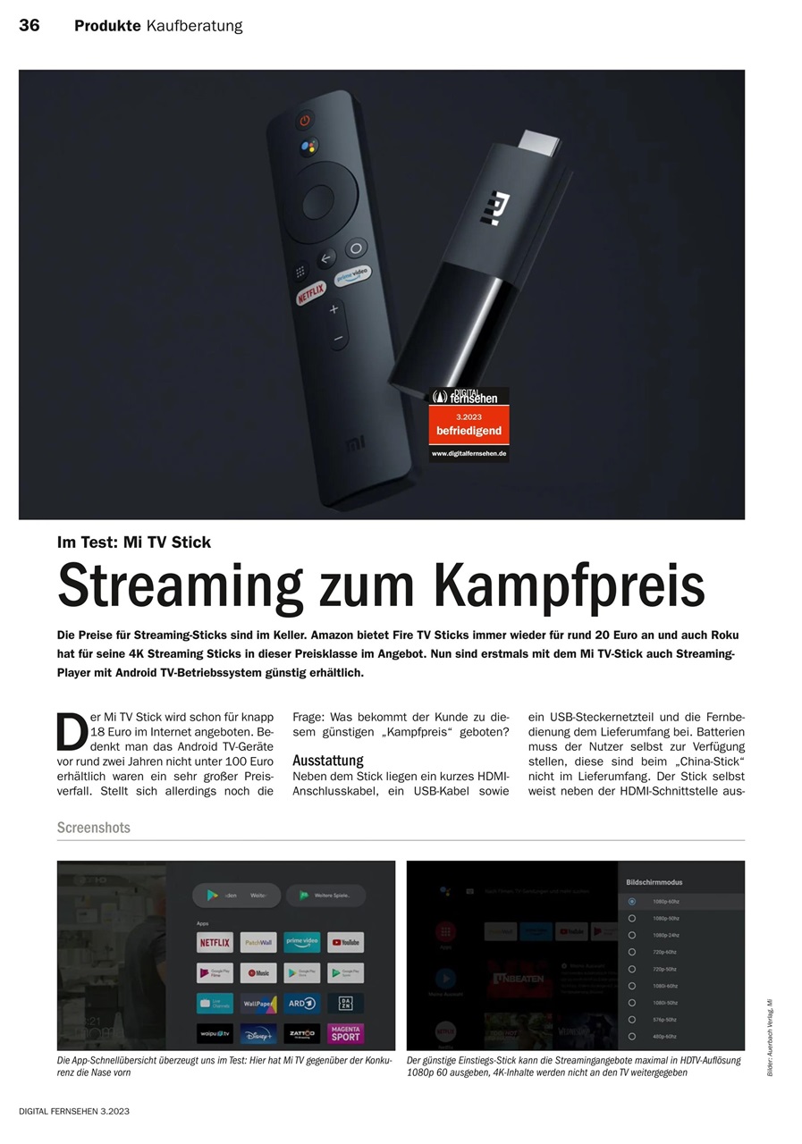 Digital Fernsehen Preview Pages